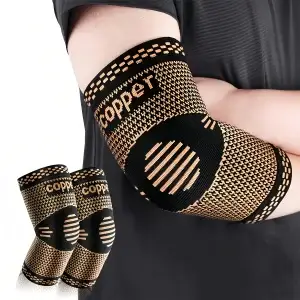 2 Pieces of Copper Ion Sports Elbow Pads